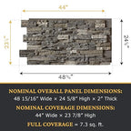 AZ Faux AZ Faux High-Density Polyurethane Faux Stone Wall Covering Panels - Image 3