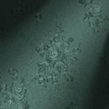 Erfoni 118"x17.7" Dark Green Wallpaper Thicken Floral Embossed Contact Paper by Erfoni