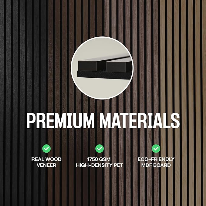 2-Pack Acoustic Wood Slat Panels - Image 8