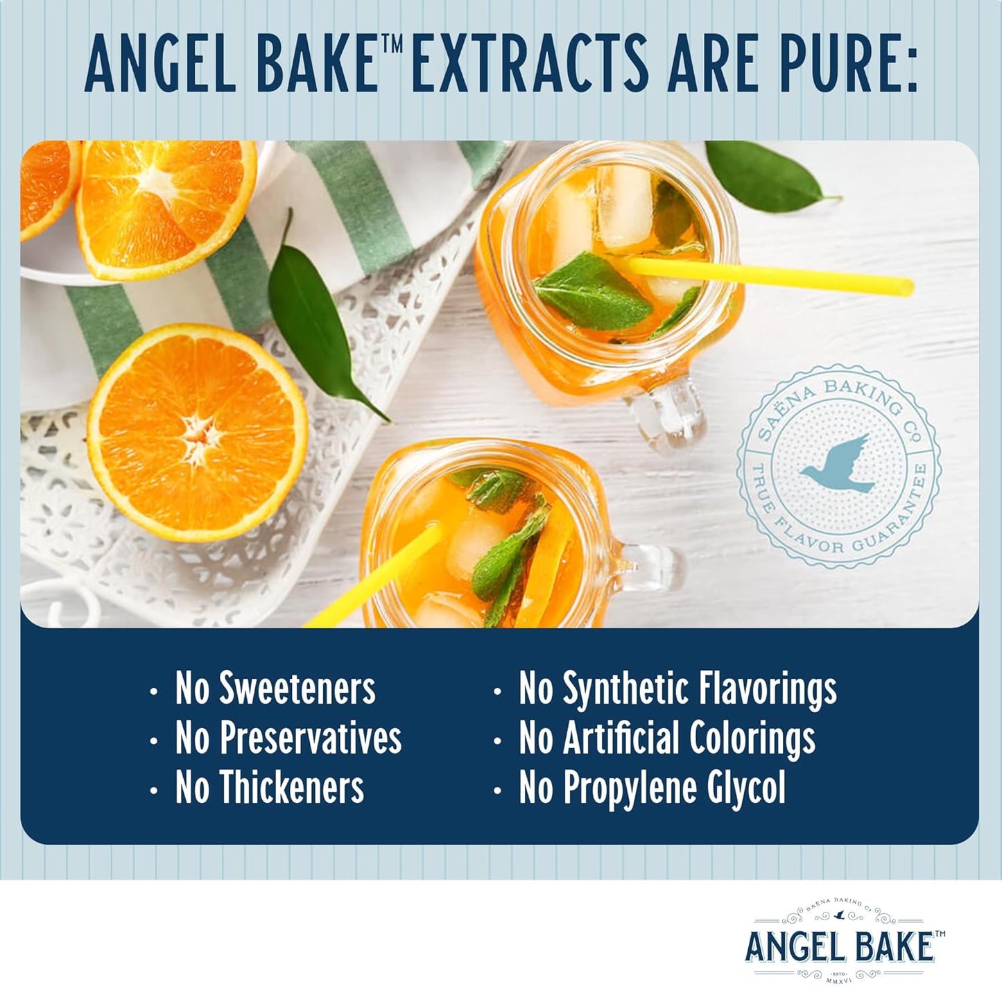 Pure Valencia Orange Extract 5X - Natural Essence for Beverage Formulations, Bulk Manufacturing, Professional Food Developers - Kosher Certified, Vegan, Gluten-Free, Keto Friendly (1 Gallon)