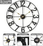 Sorbus Large Wall Clock for Living Room Decor - Image 4