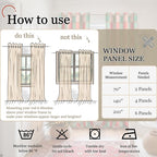 Lajode Plaid Curtains Gingham Patterned - Image 9
