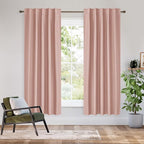RYB HOME Bedroom Blackout Curtains 72 inches Long, 100% Blackout Thermal by RYBHOME
