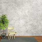 VEELIKE Distressed Light Grey Concrete Wallpaper Peel and Stick Modern Limewash - Image 6