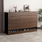BOMENG Brown Walnut Wood Contact Paper 31.5x157.5in Rustic Distressed Faux Wood - Image 2