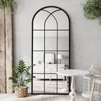 Mirror Full Length, Oversize Farmhouse Standing Wall Mirrors Hanging or Leaning - Image 2