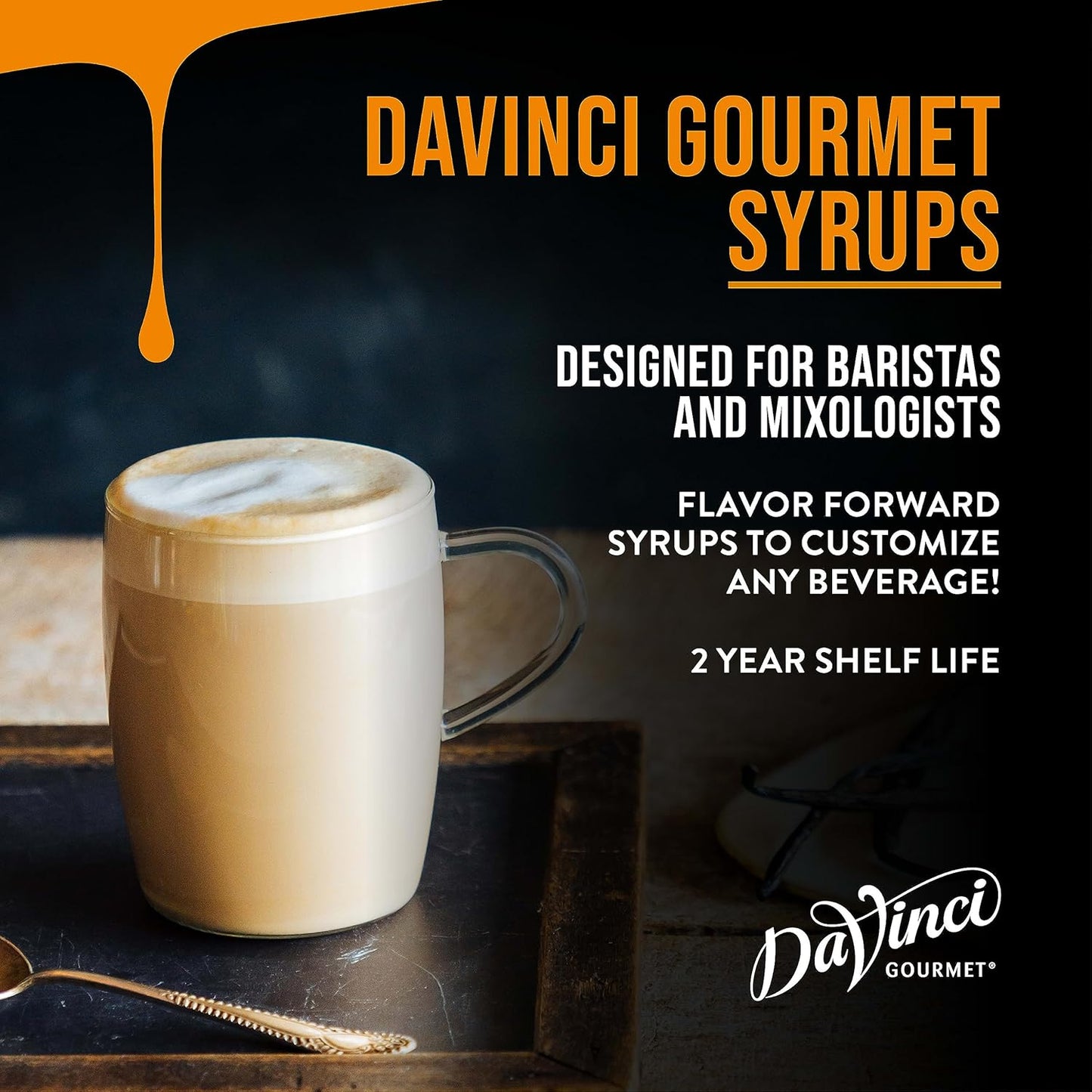 DaVinci Gourmet Classic English Toffee Syrup, 25.4 Fluid Ounces (Pack of 1)