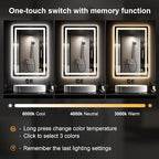 TRAHOME 36"x24" LED Bathroom Vanity Mirror - Image 4