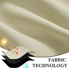 RYB HOME 100% Blackout Short Curtains - Image 7