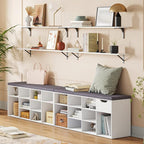 DINZI LVJ Long Wall Shelves, 47.3Inch Wall Mounted Shelves Set of 2, Extra - Image 6