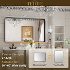 TETOTE 55 x 30 Inch Bathroom Mirror - Image 6