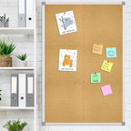 Lockways Large Cork Board Bulletin Board, Bulletin CorkBoard 72 x 36 Inch - Image 5