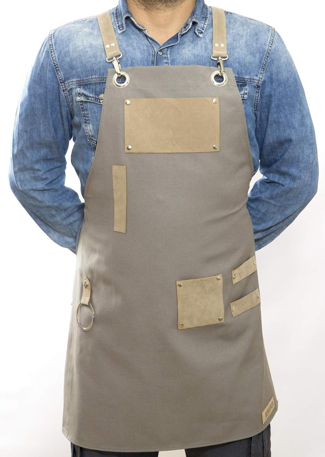 Men and Women Apron for Kitchen, Gardening, Artist, Chef, Work | Canvas, Waterproof, Adjustable Straps Unisex