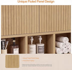 Bathroom Wall Cabinet, Wooden Medicine Cabinet - Image 4