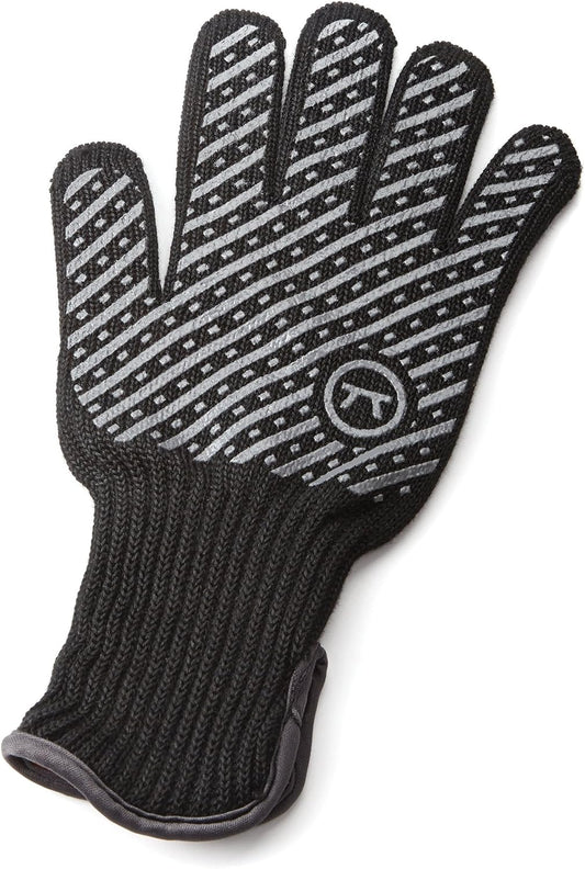Outset Professional High Temperature Heat Deluxe Grill Glove, Small/Medium