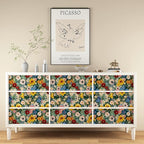 BOKEBEVE Watercolour Floral Peel and Stick Wallpaper Colorful Boho Contact - Image 6