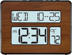 La Crosse Technology 513-1419BL-WA-INT Atomic Large Full Digital Calendar Clock - Image 3