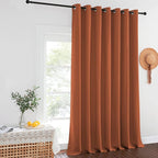 NICETOWN Burnt Orange Sliding Glass Door Curtain by NICETOWN