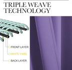 NICETOWN Blackout Curtains for RV Windows, Lilac Purple, 2 Panels, Room - Image 3