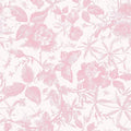 JiffDiff Floral Vintage Wallpaper Peel and Stick，Pink Rose Wallpaper Removable by wallpaper