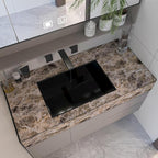 BAYYA Extra Wide Marble Granite Peel and Stick Wallpaper Brown Thicken - Image 6