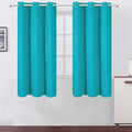 LEMOMO Teal Blackout Curtains 34 x 63 Inch Length/Set of 2 Curtain by Lemomo