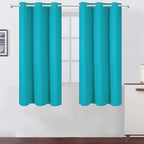 LEMOMO Teal Blackout Curtains 34 x 63 Inch Length/Set of 2 Curtain by Lemomo