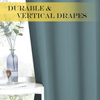 NICETOWN Bedroom Curtain Room Darkening Drapery 102 inches Length - Image 4