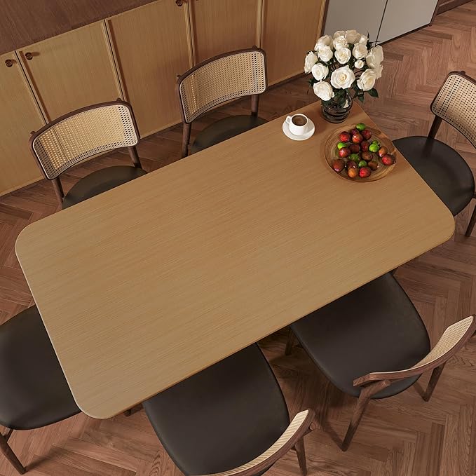 BOMENG Light Brown Wood Contact Paper Thick Oak Wood Wallpaper Peel and Stick - Image 6