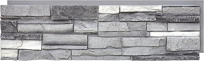 Faux Stone Wall Panels 1-Pack PU Stone Veneer Siding, Mortarless Faux Rock - Image 3