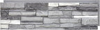 Faux Stone Wall Panels 2-Pack PU Stone Veneer Siding, Mortarless Faux Rock - Image 3