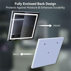 36x28 inch LED Lighted Bathroom Mirror - Image 8