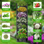 New Upgraded Deeper and Bigger 7 Pocket Hanging Vertical Garden Wall Planter - Image 2