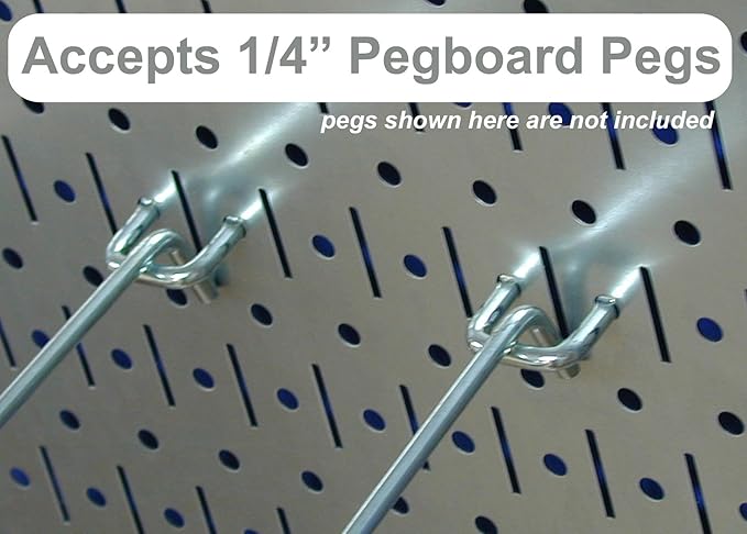 Wall Control Pegboard Organizer 4 ft. Metal Standard Tool Storage Kit - Image 4