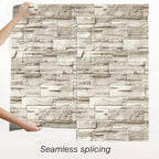 Jeweluck Stone Wallpaper Peel and Stick Brick Wallpaper 17.7”×118.1” Brick - Image 5
