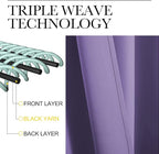 NICETOWN Lilac Purple Blackout Curtains 102" Long, 2 Pieces - Image 4