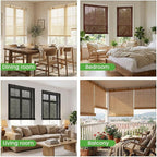Bamboo Blinds, Custom Sizes Roller Shades - Image 6