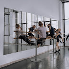 Ruomeng Home Gym Mirrors 12" x 12" x 16Pcs Wall Mounted Mirror Glass Frameless - Image 7