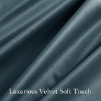 NICETOWN Blue Velvet Curtains 120 inches - Image 6