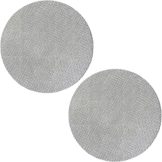 2 Pack 51mm Espresso Puck Screen, Reusable Coffee Filter Screen for Portafilter Filter Basket, 1.7mm Thickness 150μm 316 Stainless Steel, Compatible with Espresso Machine