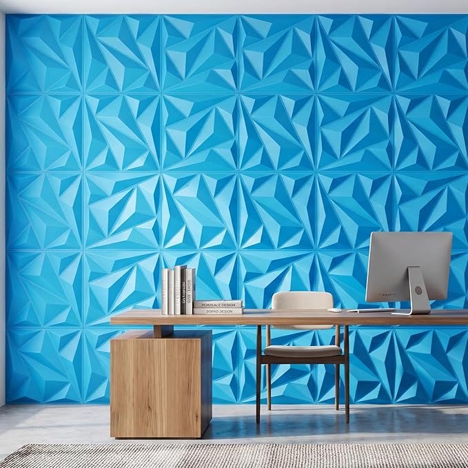 3D Wall Panel Diamond for Interior Wall Decor, Waterproof, Heat Resistant PVC - Image 4