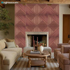 8Pack Acoustic Wall Panels, Wood-Pattern Art Sound Proof Foam Panels - Image 7