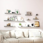 Small Floating Shelves for Wall Decor, Wall Mounted Wood Shelf for Bedroom - Image 6