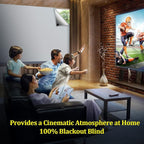 FADOTY Cuttable Blackout Shades Fabric Sheet, Portable 100% Black Out Window - Image 7