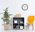 Bernhard Products Black Wall Clock, Large 13-Inch Silent Non Ticking Quartz - Image 5