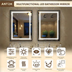 Antok 30X36 LED Bathroom Mirror - Image 9