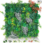 20"x20" Artificial Grass Wall Panels, Faux Boxwood Green Wall Decor by EverNature