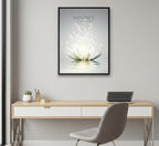 Floating Framed Zen Wall Art, Just Breathe Picture Poster - Image 8