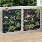 Hanging Vertical Wall Planter, 18 Pack Vertical Garden Planter, - Image 6