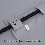 RYB HOME Blackout Curtains for Bedroom - Image 2